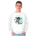 thumbnail image 5 of Street Fighter Ryu Hadoken 90s Gamer Sweatshirt for Men or Women Brisco Brands M, 5 of 6