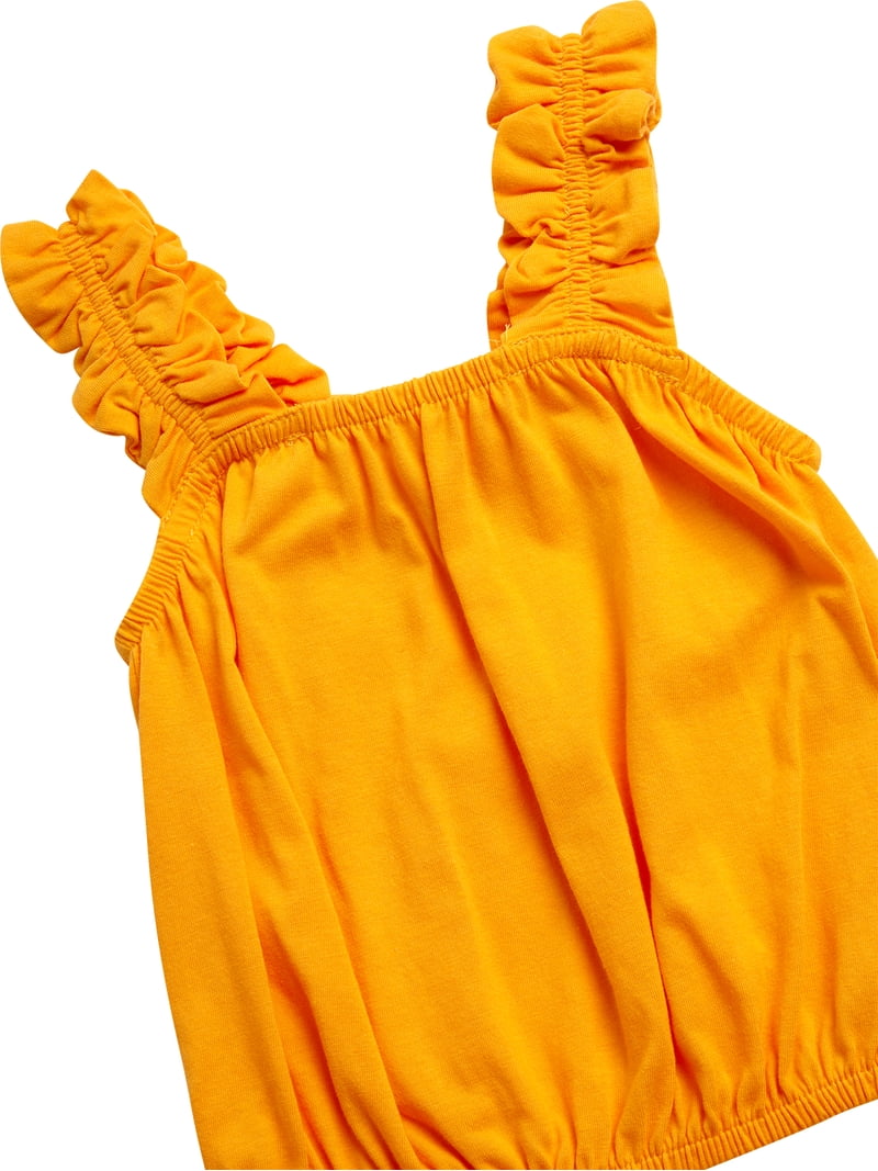 Jessica Simpson Girls' Knit and Woven Short Set, Sizes 4-12