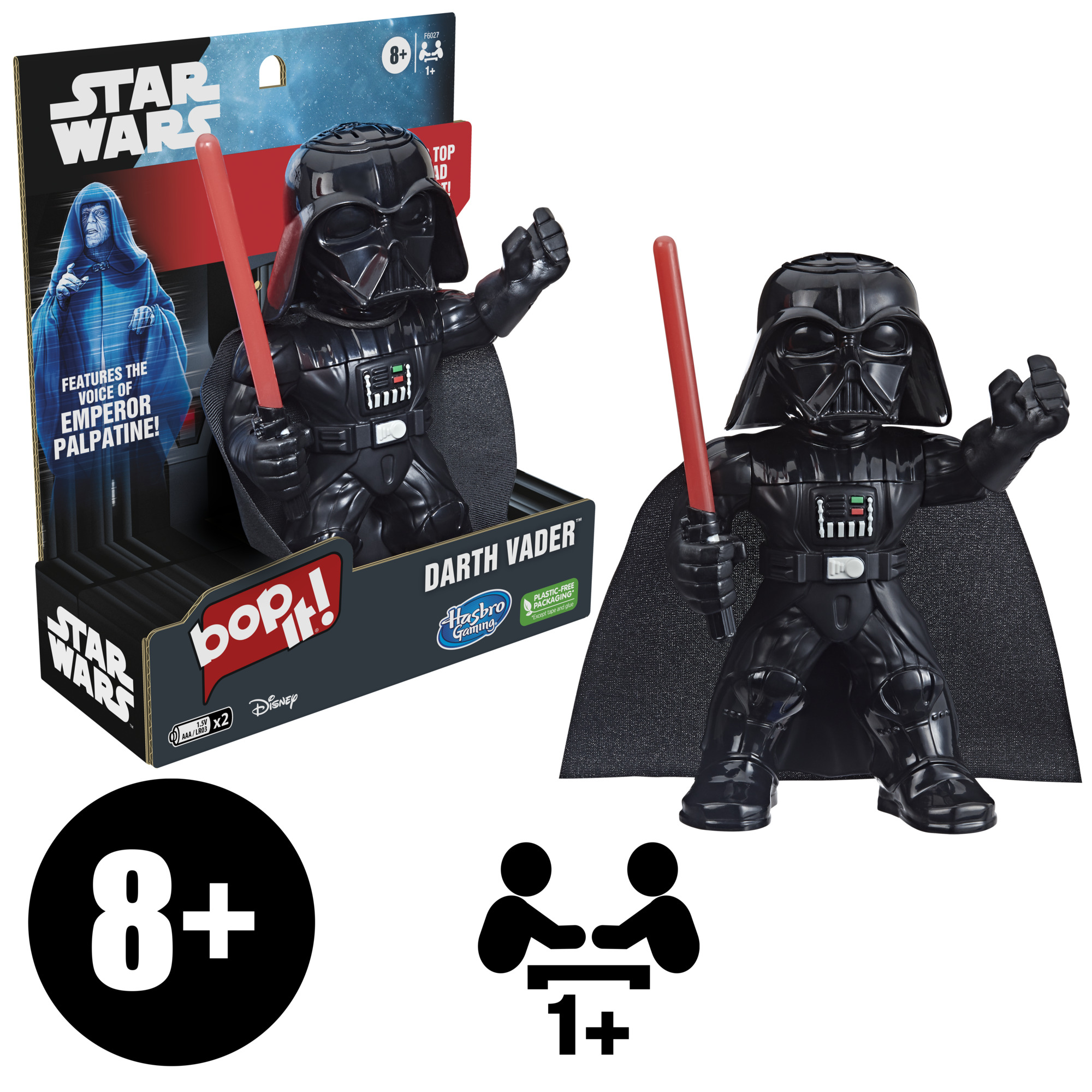Bop It! Star Wars Darth Vader Edition Game, Features the Voice of Emperor Palpatine, Ages 8 and Up, Only At Walmart - image 3 of 5