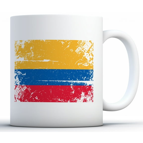 Awkward Styles Colombia Flag Coffee Mug Flag of Colombia Colombian Mug Gifts for Men and Women Colombia 2018 Coffee Mug Colombian Flag Travel Mug Amazing Gifts from Colombia Colombia Coffee Mug