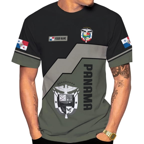 Personalized Panama Shirt Camisa Panama Hombres Panama Shirts for Men & Women, Panamanian Pride Tshirt Panama T Shirt (T-shirt, S)