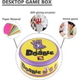 thumbnail image 4 of Spot it Juego de Mesa Morado Spot Sport & Alphabet Ygjytge para niños Family Fun Double Find it Versión en español, 4 of 7