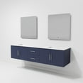 thumbnail image 6 of Sonoma 80 in W x 22 in D Navy Blue Double Bath Vanity, White Quartz Top and 30 in LED Mirrors, 6 of 11