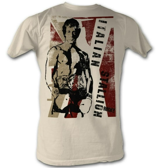 Rocky Italian Stallion Natural T-Shirt