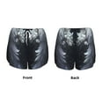 thumbnail image 5 of Lsque Elegant Feathered Floral Wings Printed Women's Running Shorts with Liner Pockets,Elastic Quick Dry Workout Athletic Gym Yoga Shorts,Womens High Waist Shorts-X-Large, 5 of 9