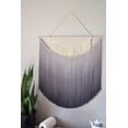 thumbnail image 2 of Handmade Macrame wall hanging in Ombre Gray, 2 of 8