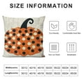 thumbnail image 5 of HENGT  Fall Polka Dot Pumpkin Throw Pillow Cover Seasonal Autumn Thanksgiving Pillowcases Harvest Decoration for Home Sofa Couch, 5 of 5