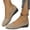 Khaki, variant on HTHLVMD Suede Wedge Heel Flats, Elegant Lightweight Anti-Slip Low Heel Wedge Loafers for Women, Comfortable Business Office Work Shoes, Round Toe Slip-On Wedge Pumps, Black 5.5