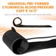 thumbnail image 5 of Brazalete de repuesto preformado para la presión arterial, fácil de usar, ajustable de 23 a 43 cm para brazos medianos y grandes, 6 conectores universales compatibles con monitores Omron y otros (solo, 5 of 5