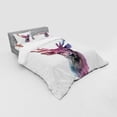 thumbnail image 3 of Ambesonne Pastel Bedding Set 3 Pcs, Antlers Wild Nature, Twin XL, Pink Lilac, 3 of 3
