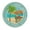Mint Mojito, variant on Happy Hour! South Padre Island, Texas 3.5 Inch Iron Or Sew On Embroidered Fabric Badge Patch Ocean Beach, Salt Life Iconic Series