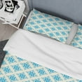 thumbnail image 4 of Designart 'Retro Ornamental Pattern I' Mid-Century Modern Duvet Cover Set, 4 of 4
