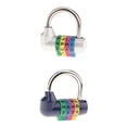 thumbnail image 1 of Cadenas Réinitialisable à Combinaison 4 Lettres pour Valise, 1 of 8