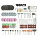 thumbnail image 1 of 166PCS 1/8 '' Accesorios de herramienta rotativa de vástago Set Lijado Pulido Pulido Acceso Abanopi Unidad trituradora eléctrica, 1 of 7