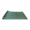 thumbnail image 2 of Ahgly Company Indoor Square Oriental Light Blue Industrial Area Rugs, 4' Square, 2 of 4