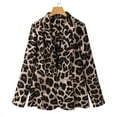 thumbnail image 3 of ZANZEA Women Formal Turn Down Collar Long Sleeve Leopard Print Blazer Suit, 3 of 9