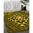 thumbnail image 2 of Ahgly Company Indoor Rectangle Patterned Bakers Brown Area Rugs, 2' x 5', 2 of 6