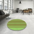 thumbnail image 4 of Ahgly Company Machine Washable Indoor Rectangle Transitional Dark Yellow Green Area Rugs, 2' x 3', 4 of 7