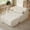 Cream, variant on S-HOME Boneless Oversized Modular Sectional Love Seat Sofa Corduroy, No Assembly Required for Living Room and Guest Rooms, Grey