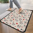 thumbnail image 4 of Beige Cow Heart Pattern Door Rugs,Washable Non Slip Door Mats Indoor,Decorative Door Mats,Entry Mat Indoor for Entrance,Bedroom,Kitchen,Bathroom,30"x17", 4 of 6