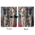 thumbnail image 2 of Leather Notebook with Pen Holder Writing Notepad Includes 100 Pages Lined Journal Dogs and Doghouses, 2 of 6