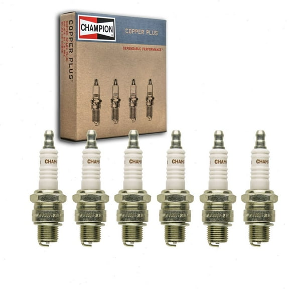 6 pc Champion 821-1 Copper Plus Spark Plugs for L77JC4 Ignition Wire Secondary