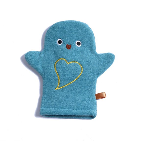 Lilixerw Bathing Mittens Shower Soft Skin Care Face Body Wash Massage Mitt,9.8 x 5.5 inch