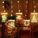 thumbnail image 1 of 5 uds luces de cortina de Navidad, 1,5 m 54 Leds colgantes de baja presión 3d iluminación de Navidad decoración interior Hada Led Kuyhfg Sin marca, 1 of 5