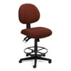 Extended Use Computer Task Chair w Drafting Kit (Blue)