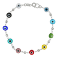 thumbnail image 1 of Pulsera Ojo Turco Plata 925 Xtellar multicolor, 1 of 3