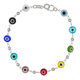 thumbnail image 1 of Pulsera Ojo Turco Plata 925 Xtellar multicolor, 1 of 3