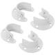 thumbnail image 3 of GOOHOCHY 4 soportes para barra de armario - Bridas de acero inoxidable para barra de armario - Soporte para barra de ducha en forma de U para pared - Soportes para cortinas de 1 pulgada y 1-1/4, 3 of 8