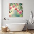 thumbnail image 3 of Pink Spring Floral Wall Art Painting on Canvas, Summer Roses Flowers Farmhouse Canvas Art Home Prints Wall Art Framed Modern Artwork for Living Room Bedroom Wall Decor 20x20in, 3 of 9