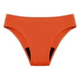thumbnail image 4 of HongQid Period Underwear for Women, Bikini Leak-Proof 2.0 Seamless Menstrual Panties for Heavy Flow Orange S, 4 of 4