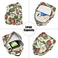 thumbnail image 5 of FORMRS Mini Backpack Purse for Women Quilted Travel Daypack Casual Shoulder Bag, Beige Strawberry, 5 of 7