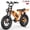 M7 Or, variant on Spacewalk Electric Bike M7 for Teens/Adults,20" fat tire Ebike,1500W Peak Motor, 27.9mph,48V 15Ah Removable Battery,Full Suspension,50 Miles Pure Electric,70 Miles PAS UL2849