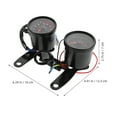 thumbnail image 2 of WORGEOUS Motorcycle Speedometer Wheel Reflector Instrument Set - Modified Design for Enhanced Visibility and Performance, 2 of 8