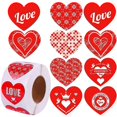 thumbnail image 2 of Gift Stickers Sealing Stickers Gift Bags Baking Seal Stickers Valentines Day Stickers Heart Stickers Roll Heart Label Stickers, 2 of 3