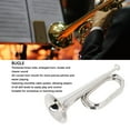 thumbnail image 3 of Military Trumpet, Silver Bugle Clear Sound Stylish  for Orchestra, 3 of 7