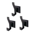 thumbnail image 4 of Kingston Brass  Monarch 3-Piece Bathroom Robe Hook/Towel Hook Polished Nickel Polished, 4 of 5