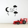 thumbnail image 2 of We Love You Clouds Moon Life Couple Love Quotes Quote Wall Sticker Art Decals for Girls Boys Room Bedroom Nursery Kindergarten House Fun Home Decor Stickers Wall Art Vinyl Decoration Size (12x20 inch), 2 of 3
