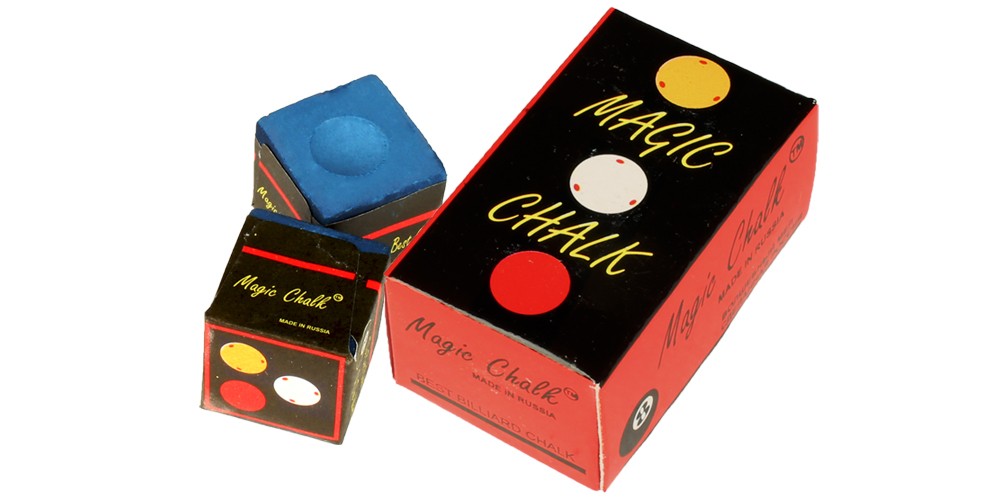 Russian Magic Billiard Pool Cue Chalk 1 Box (2 Cubes) Blue For Better Ball Control Walmart