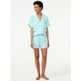 thumbnail image 5 of Joyspun Women's Woven Sleep Shorts, Sizes S to 3X, 5 of 5