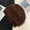 Dark coffee color, variant on Soft And Cute Little Bear Woolen Hat Children's Autumn And Winter Big Head Waist, Western Style Warm Ear Protection Hat, Fashionable And Versatile Headband Hat