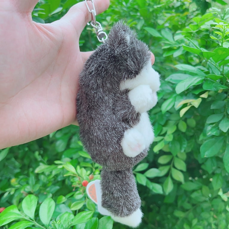 Cute Stuffed Husky Dog Plush Animal Keychain, Fashion Accessory