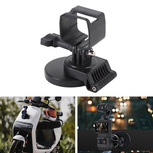 Magnetic Camera Mount Bracket for 3, Aluminum Alloy ABS Magnet Bracket Expansion Adapter Lightweight Wide Compatibility Easy To Install for Iron Railing