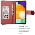 thumbnail image 5 of Galaxy A52 5G Wallet Case, Takfox PU Leather ID Credit Card Holder Slots Folio Flip Magnetic Detachable Hard Phone Case[Kickstand]& Lanyard for Samsung A52 5G-Wine Red, 5 of 6