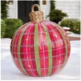 thumbnail image 1 of Christmas Inflatables Outdoor Decorations Balls, 24 Inch Giant Christmas Inflatables Balls with Pump, Christmas Blow Up Yard Decorations Inflatable Ornament for Outside Garden Yard (F), 1 of 6
