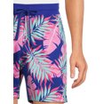 thumbnail image 4 of No Boundaries Men's Drawstring Lounge Shorts, Tropical Graphic Print Casual Bottoms, Sizes S-XL, 4 of 5