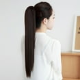 thumbnail image 4 of Happydeer Fashion Women Long Straight Natural Clip Ponytail Hair Wig Extension Hairpiece, 4 of 13
